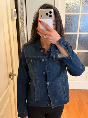 NWT Buffalo David Bitton Indigo Blue Denim Trucker Jacket